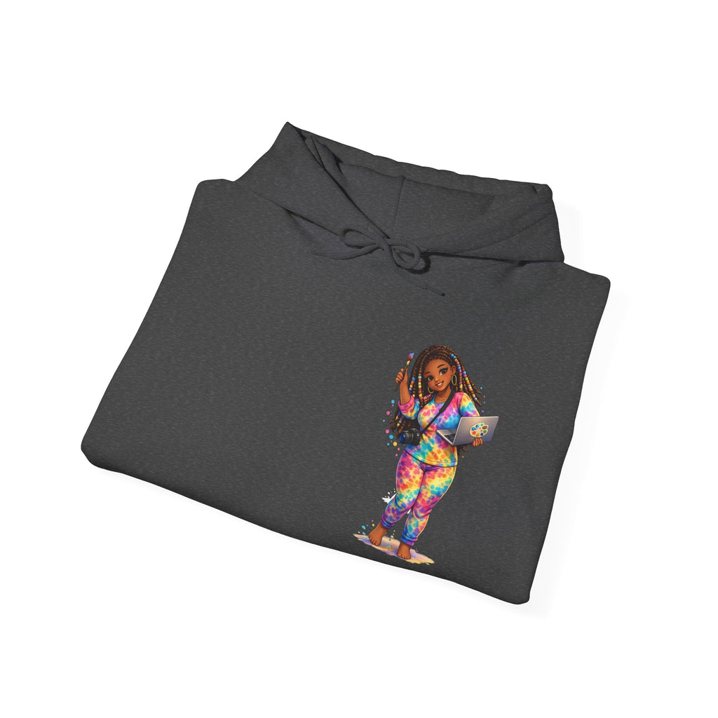 The Muse Graphic Hoodie | Creative Black Girl Art Sweatshirt
