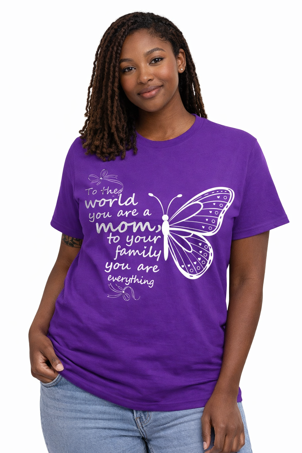 Mom to Your Family Butterfly T-Shirt – Inspirational Mother's Day Tee