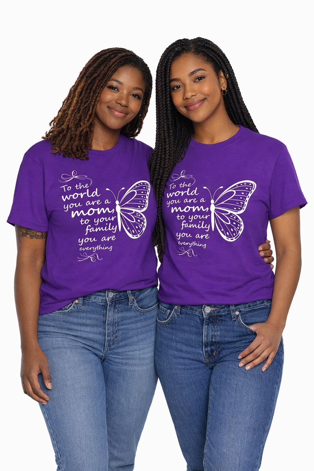 Mom to Your Family Butterfly T-Shirt – Inspirational Mother's Day Tee