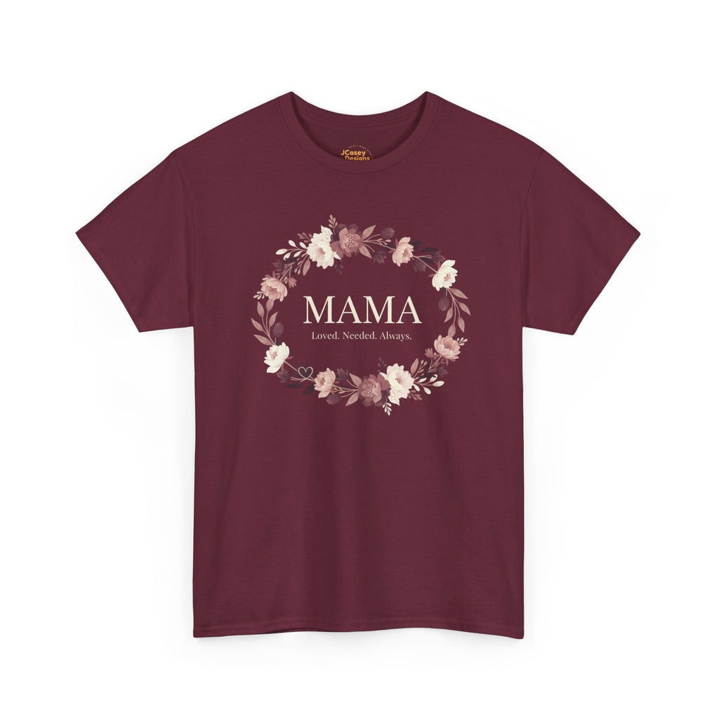 Mama Floral Tee — “My Heart Is Full” Mother's Day Shirt