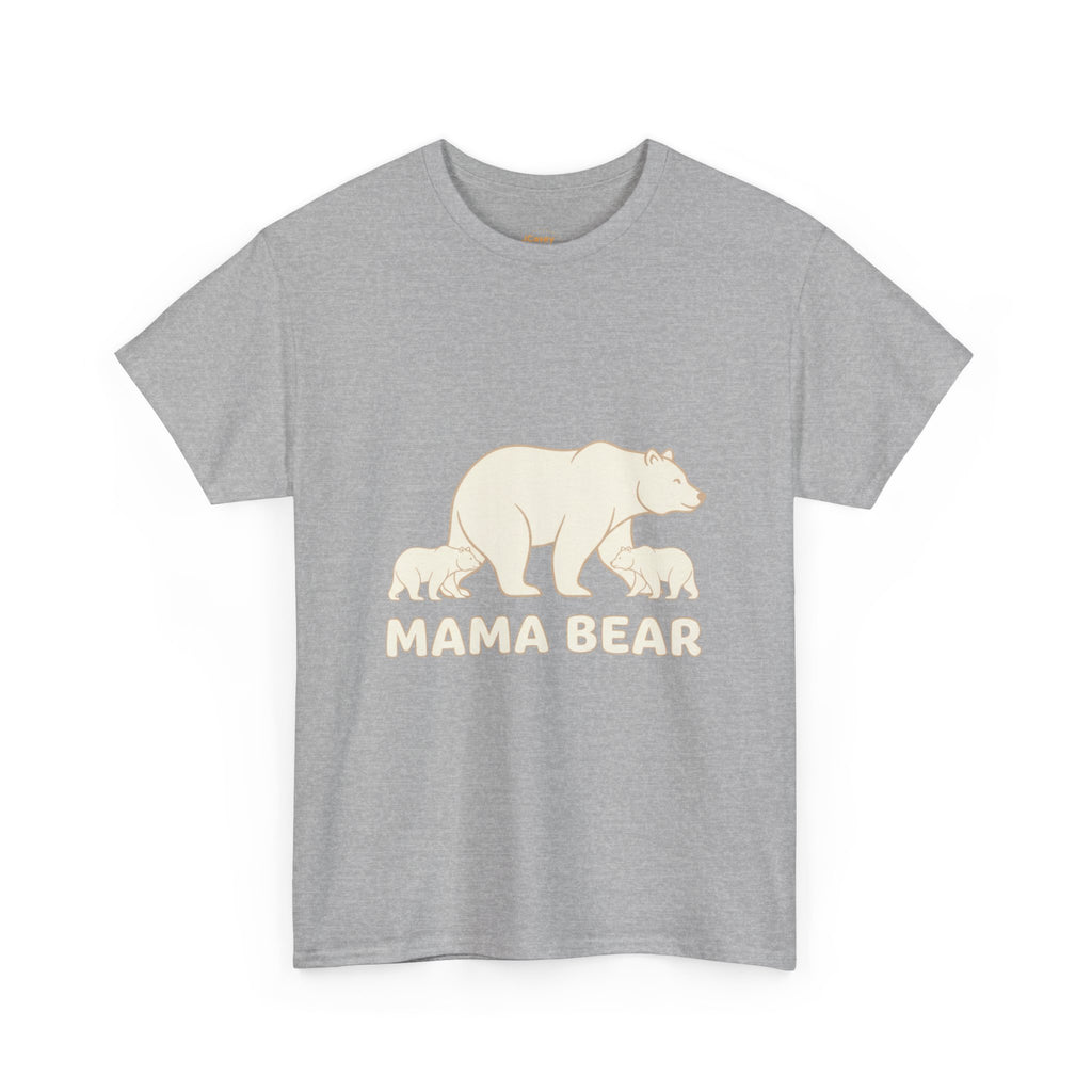 Mama Bear T-Shirt — "My Heart Is Full" Mom Graphic Tee