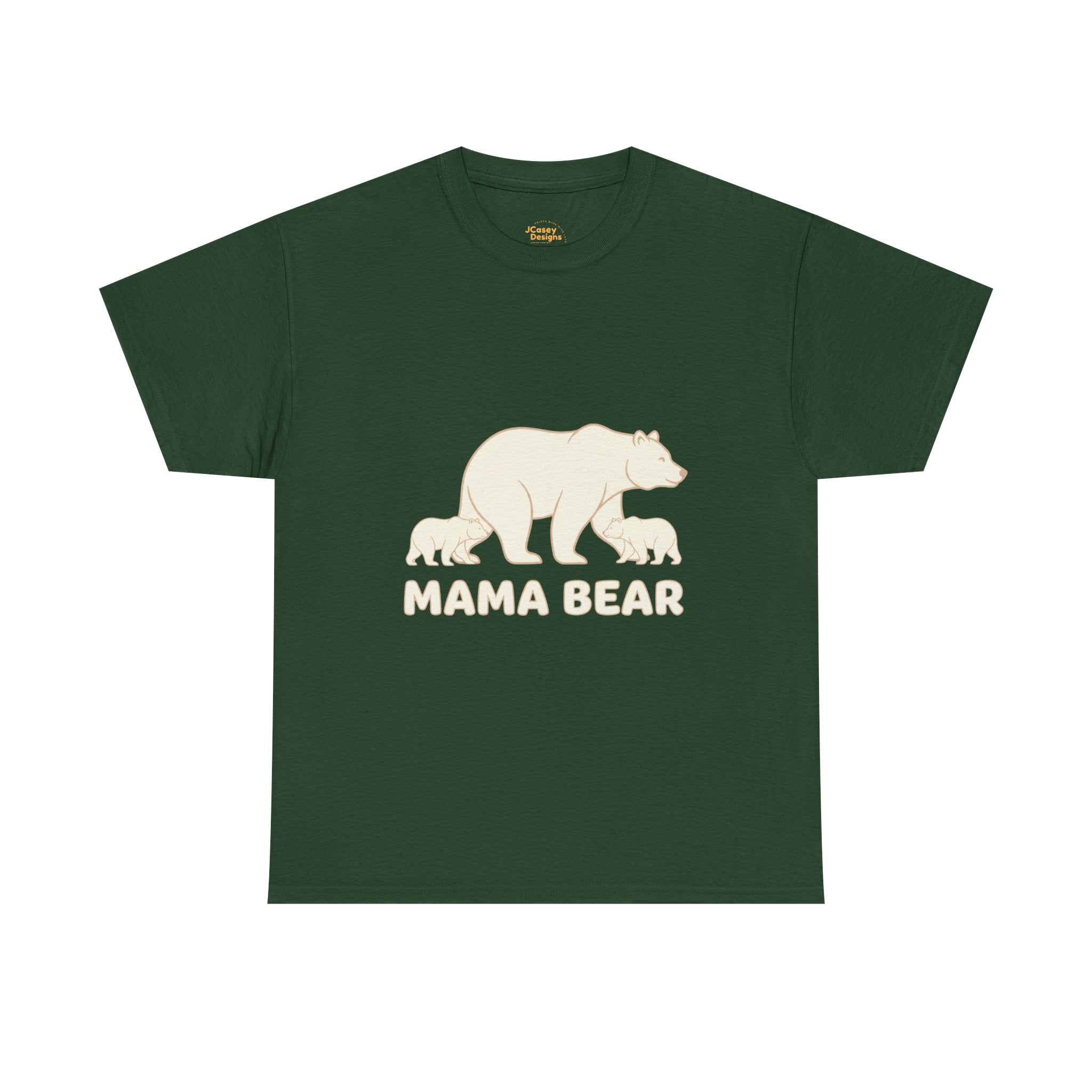 Mama Bear T-Shirt — "My Heart Is Full" Mom Graphic Tee