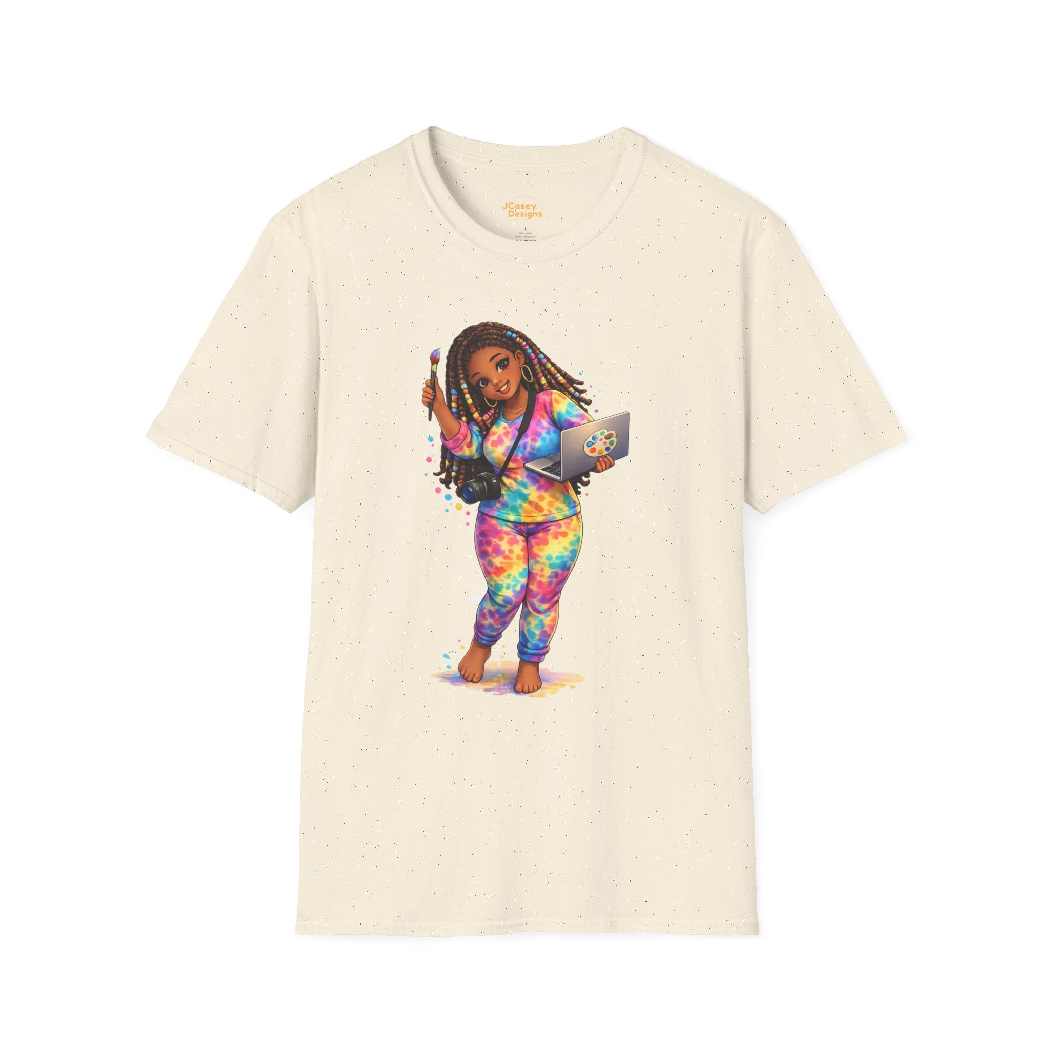 The Muse Graphic T-Shirt | Creative Black Girl Art Tee