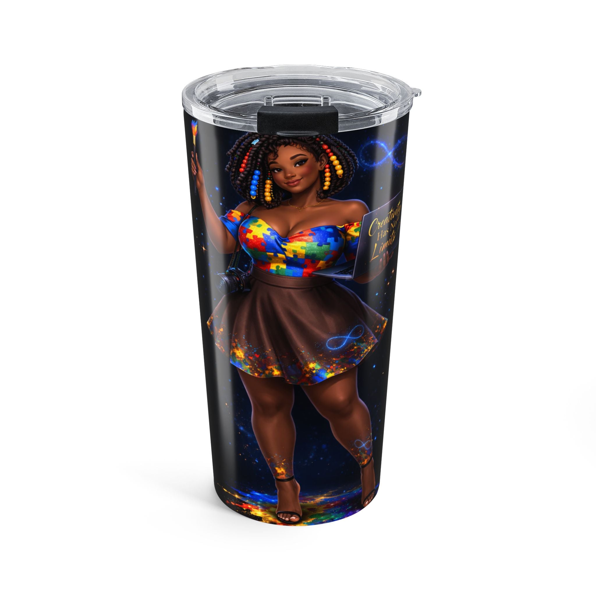 Infinite Creativity™ | BBW Baddie Muse 20oz Stainless Steel Tumbler