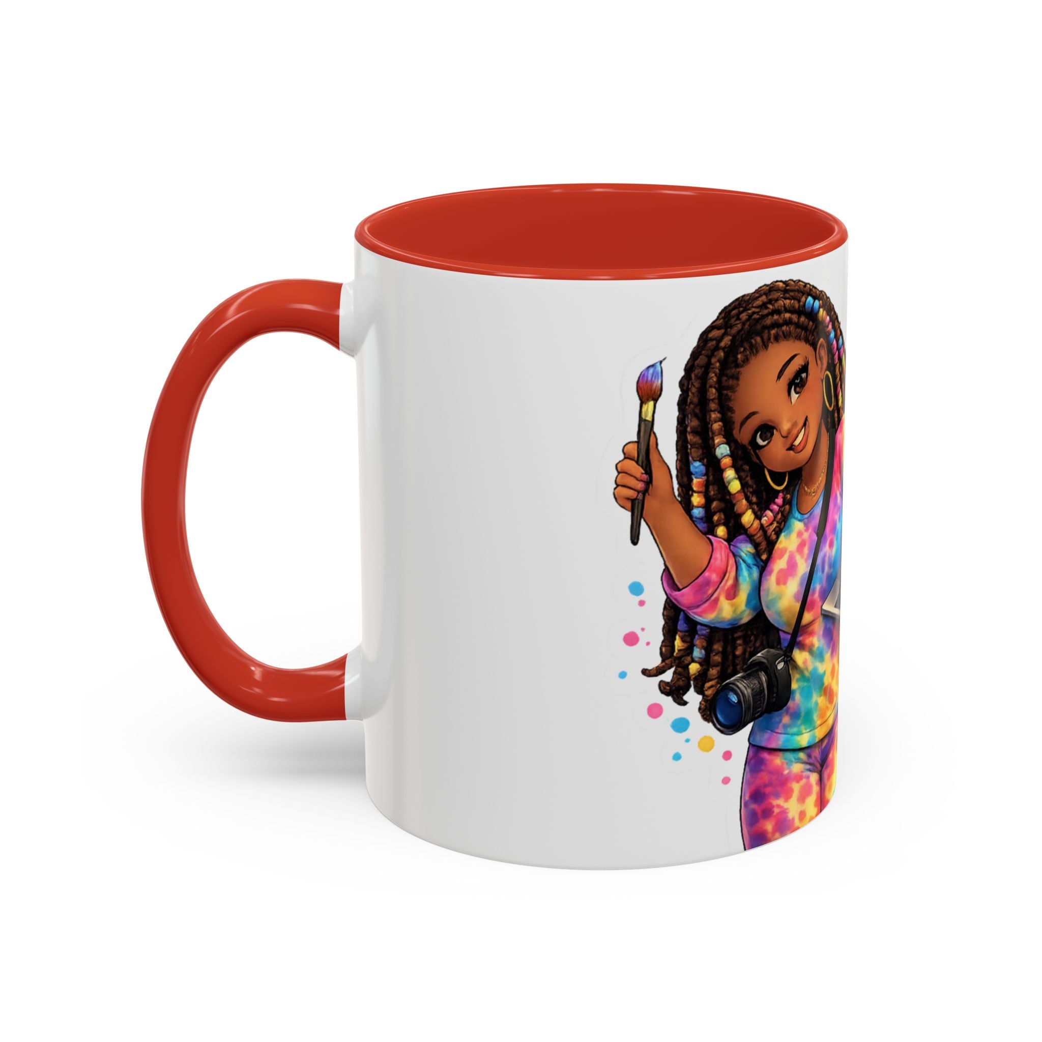 The Muse Creative Accent Mug – Gold Text Design (11oz)