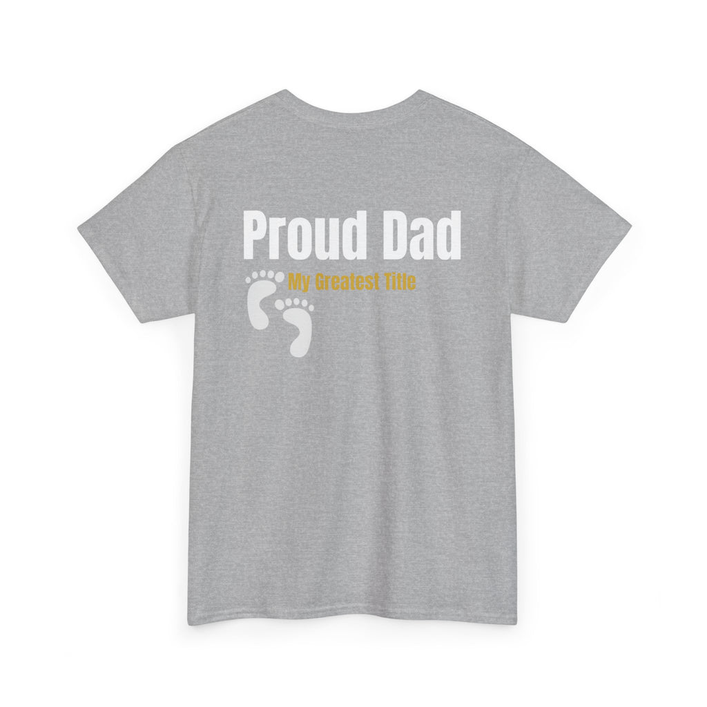 Campfire Dad T‑Shirt — "My Greatest Title" Proud Dad Tee
