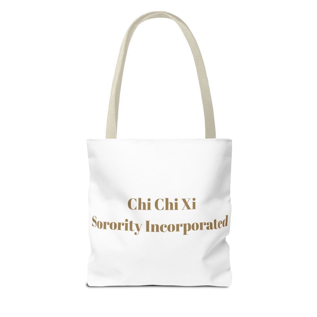 Sorority Tote Bag — "Sapphire Eminence" Butterfly Design