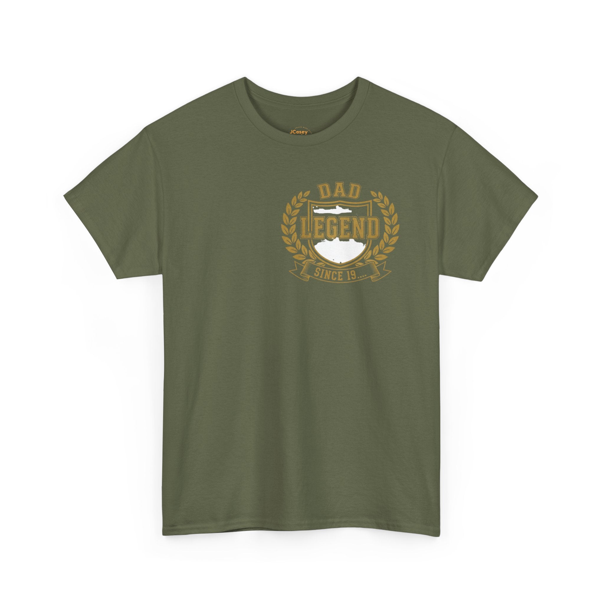 Proud Dad T‑Shirt — "Proud Dad, My Greatest Title" Baby Footprint Tee