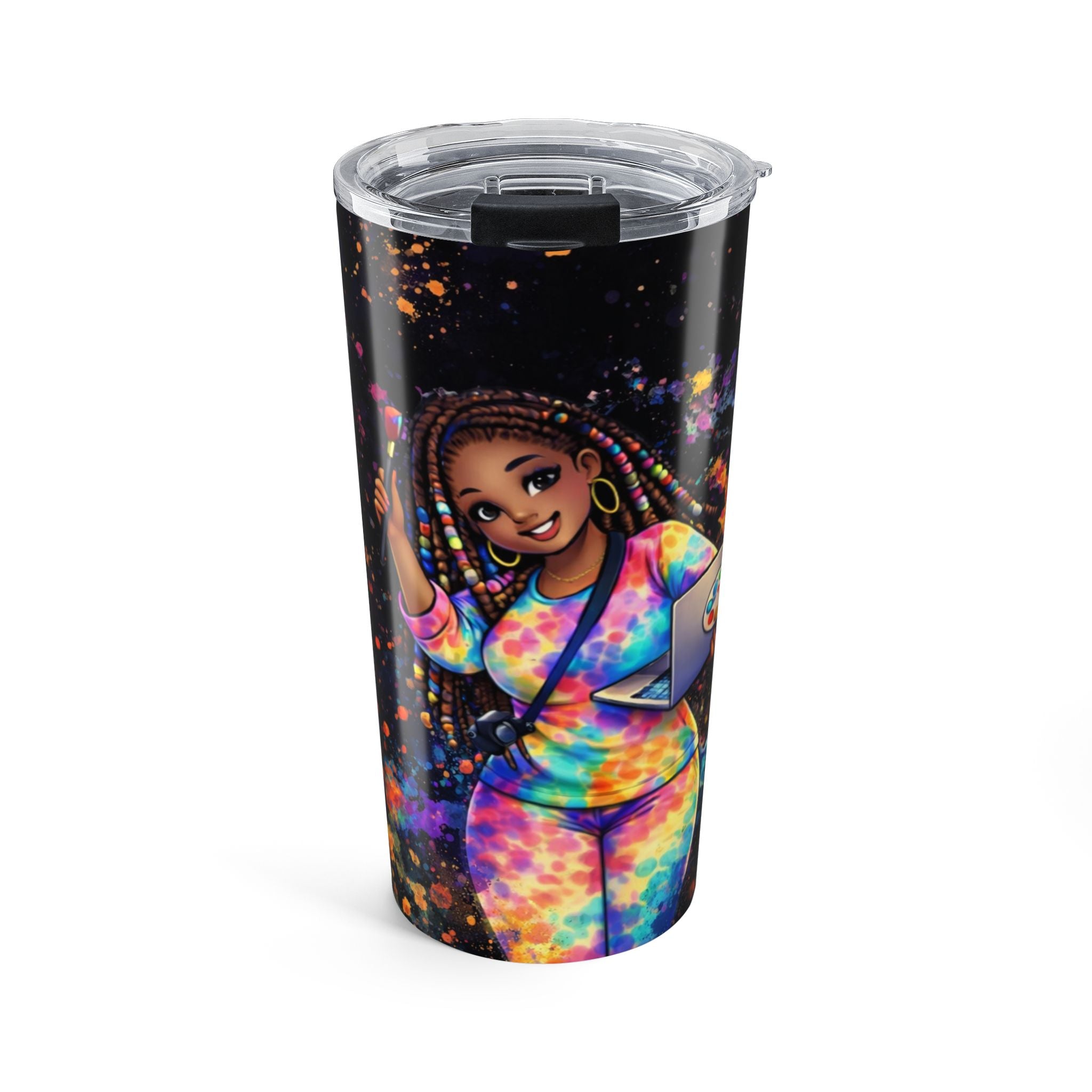The Muse Creative Chaos Tumbler – 20oz Stainless Steel Full Wrap