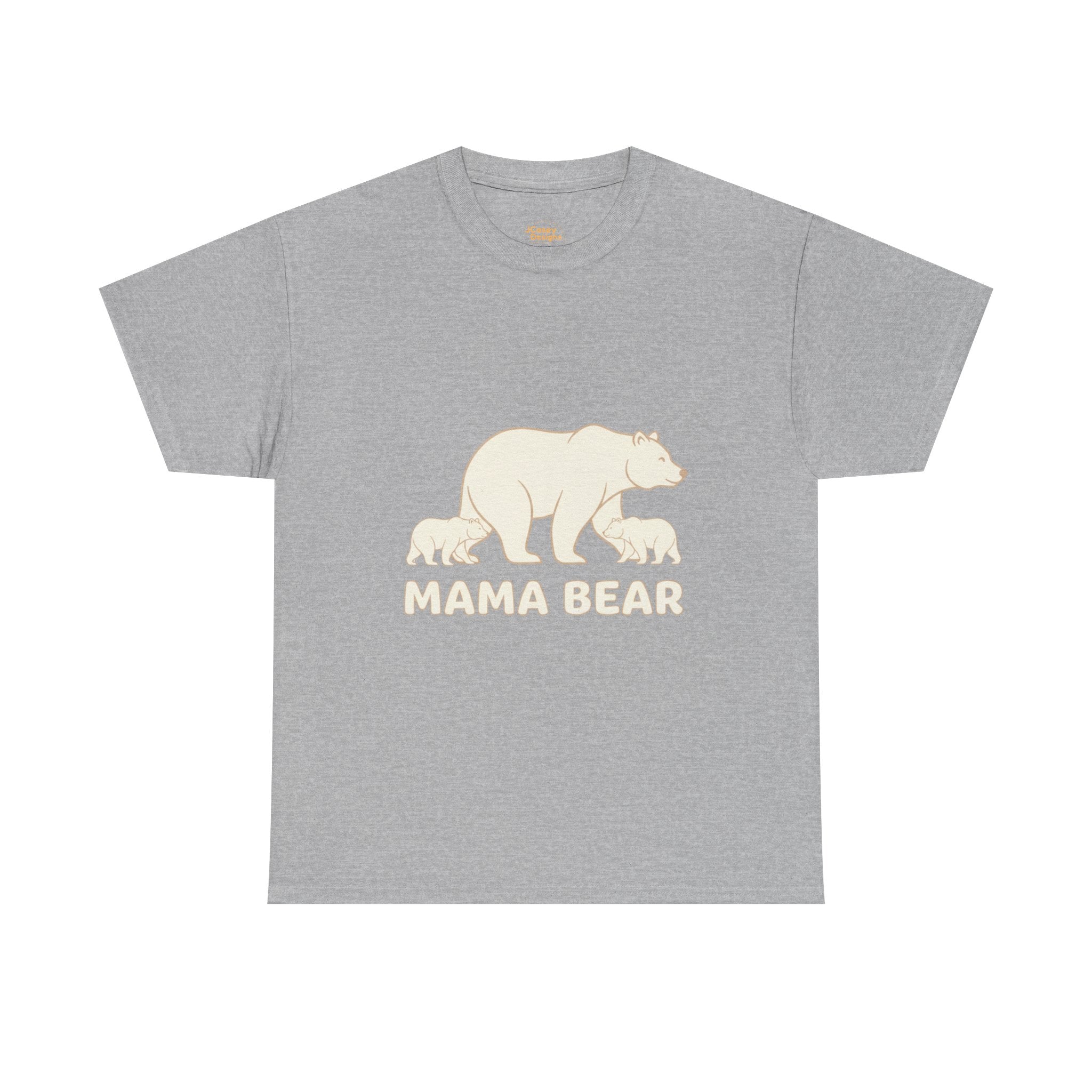 Mama Bear T-Shirt — "My Heart Is Full" Mom Graphic Tee