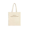 Chi Chi Xi Sorority Incorporated Canvas Tote — Minimalist Greek Letter Bag