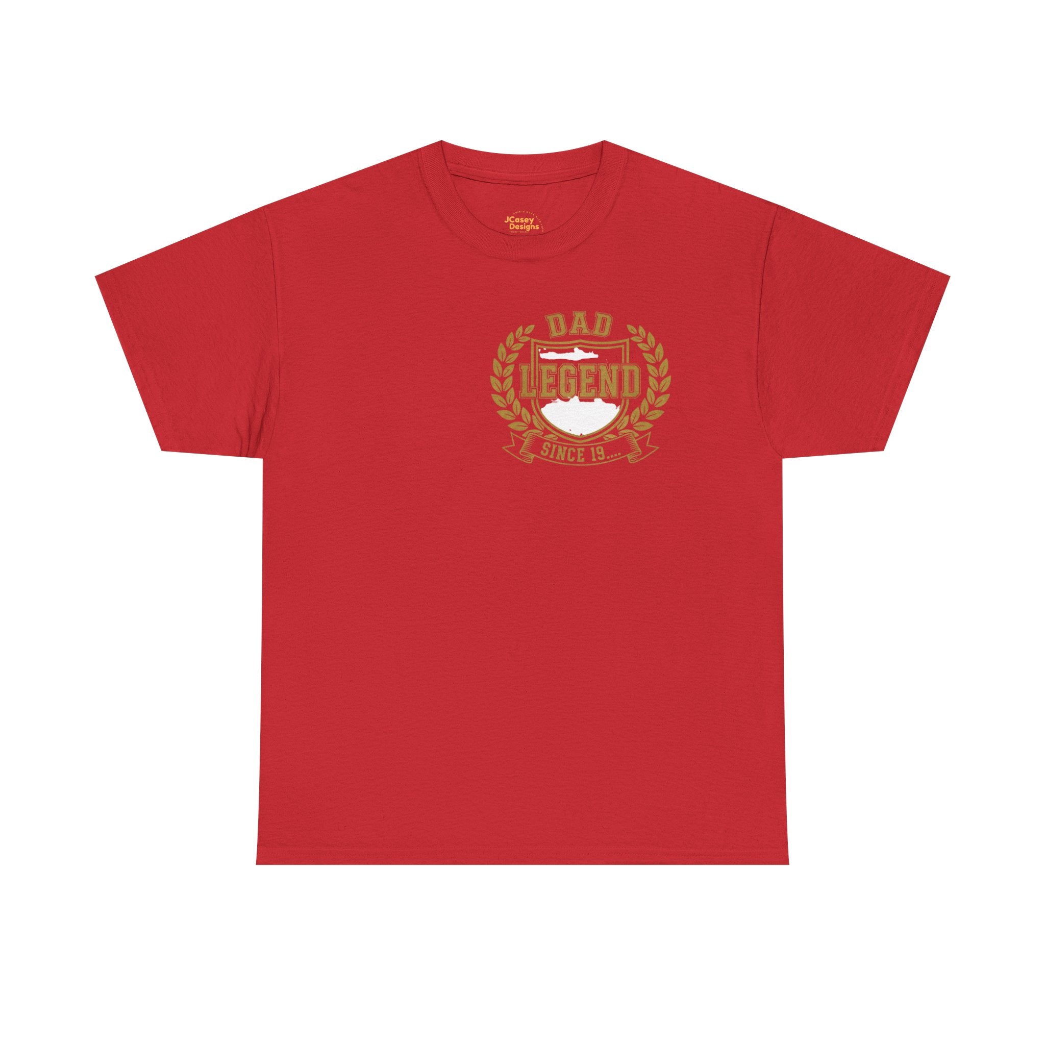 Proud Dad T‑Shirt — "Proud Dad, My Greatest Title" Baby Footprint Tee