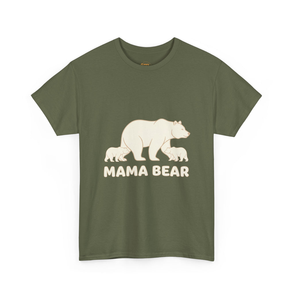 Mama Bear T-Shirt — "My Heart Is Full" Mom Graphic Tee