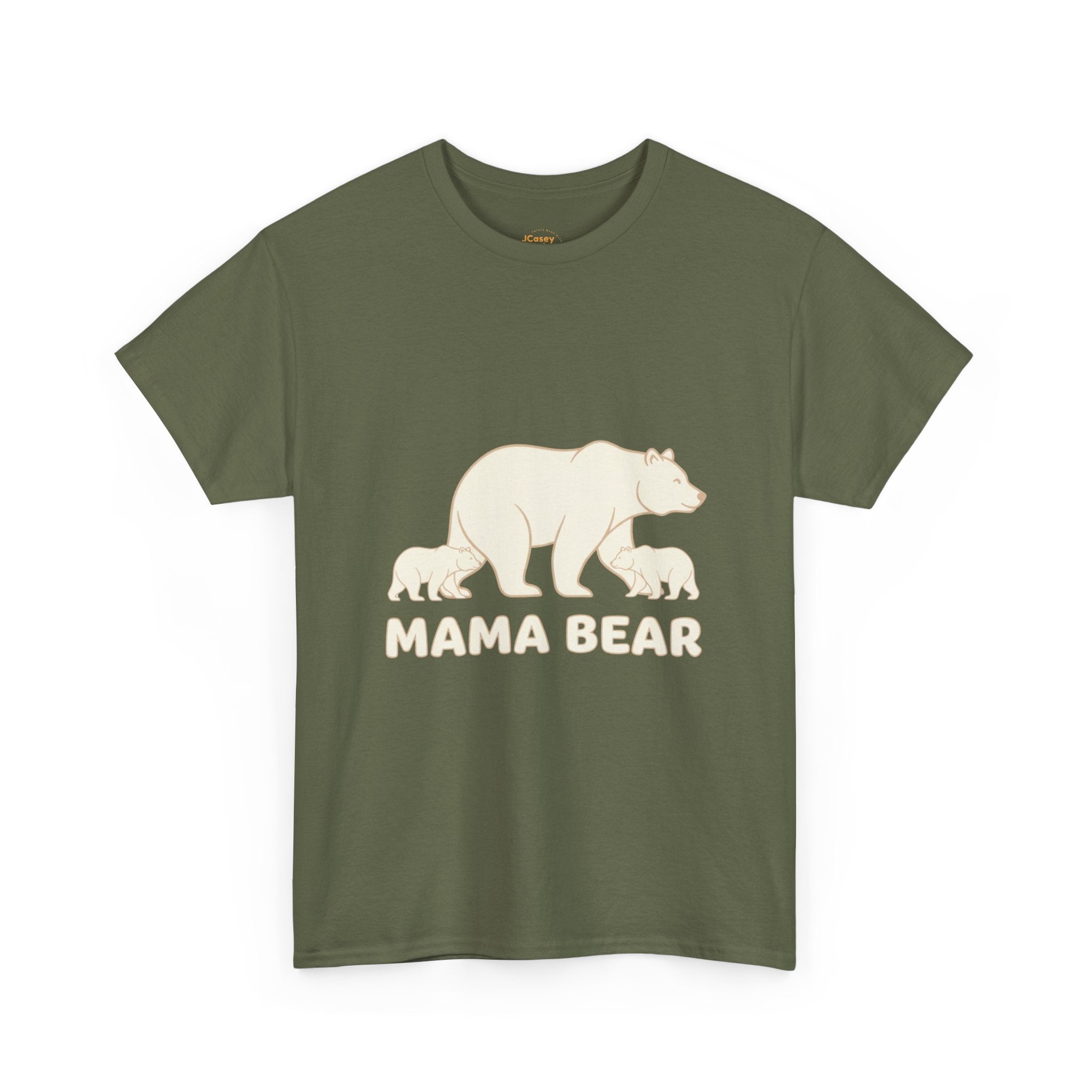 Mama Bear T-Shirt — "My Heart Is Full" Mom Graphic Tee