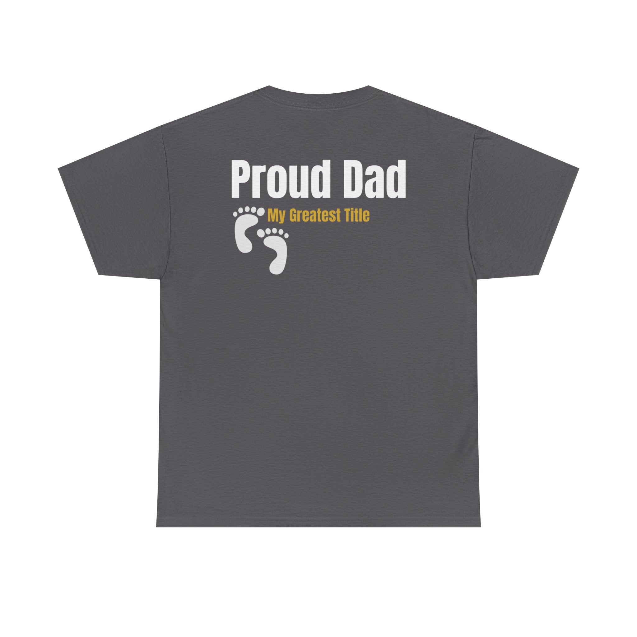 Proud Dad T‑Shirt — 'My Greatest Title' Retro Fishing Badge Tee