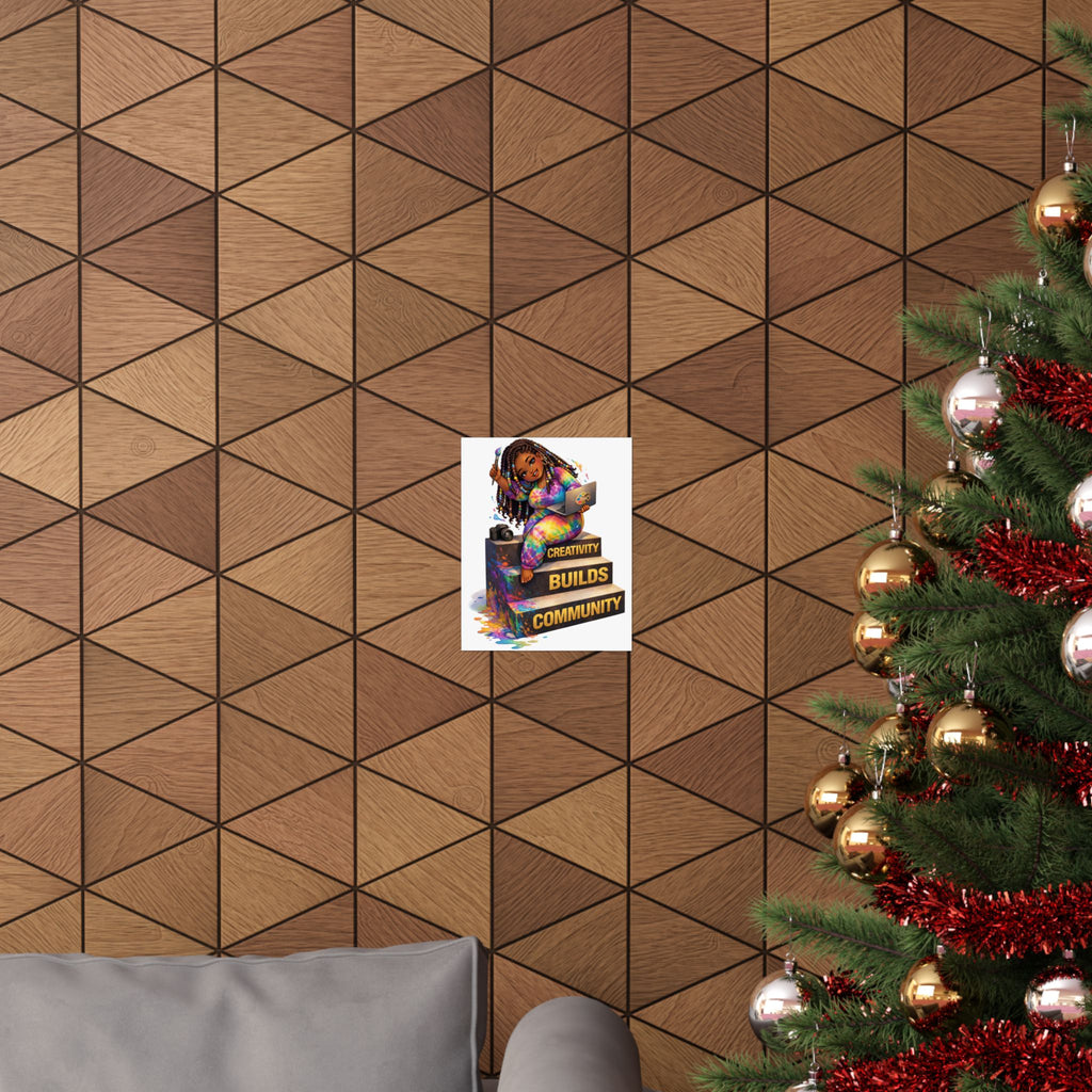 The Muse - Creativity Builds Community Wall Art Print