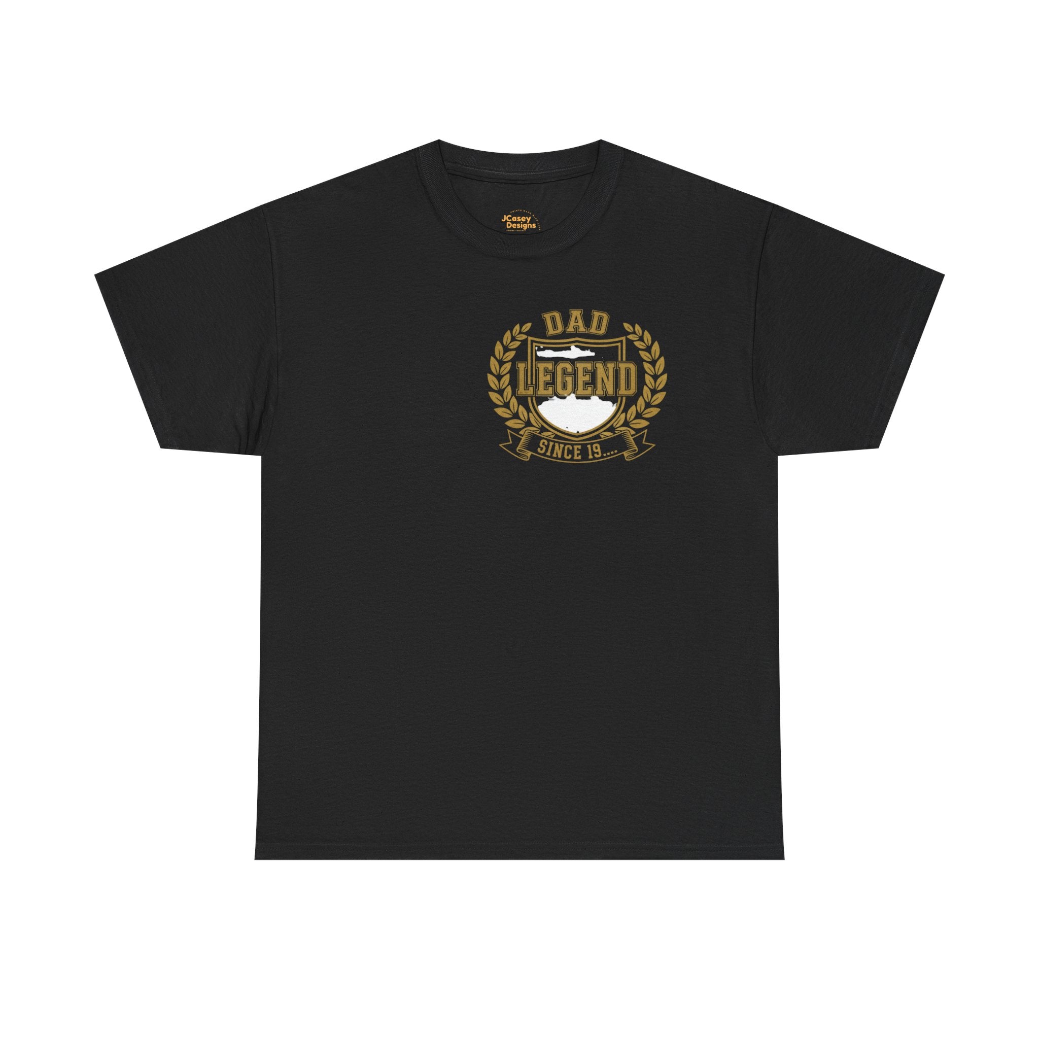 Proud Dad T‑Shirt — "Proud Dad, My Greatest Title" Baby Footprint Tee