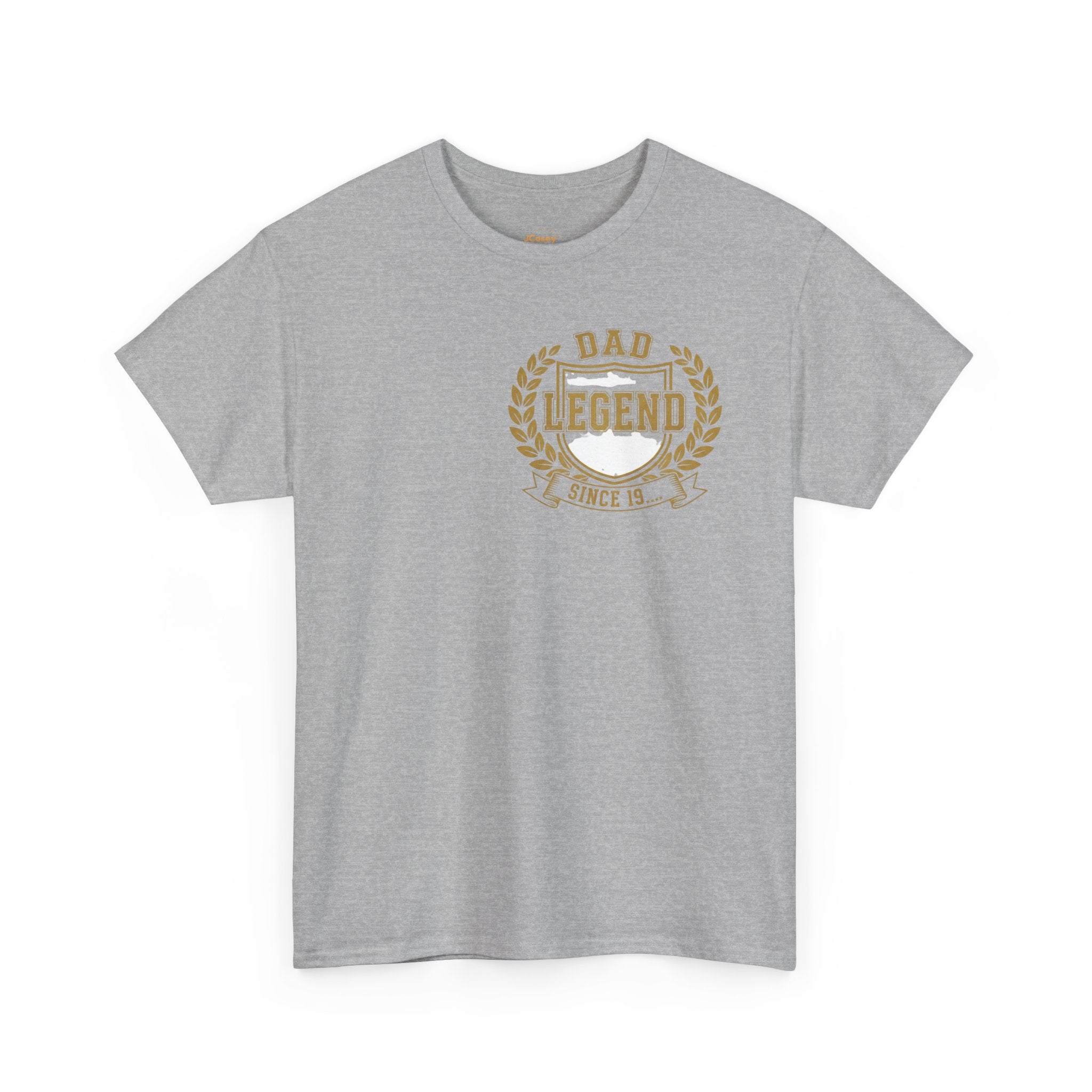 Proud Dad T‑Shirt — "Proud Dad, My Greatest Title" Baby Footprint Tee