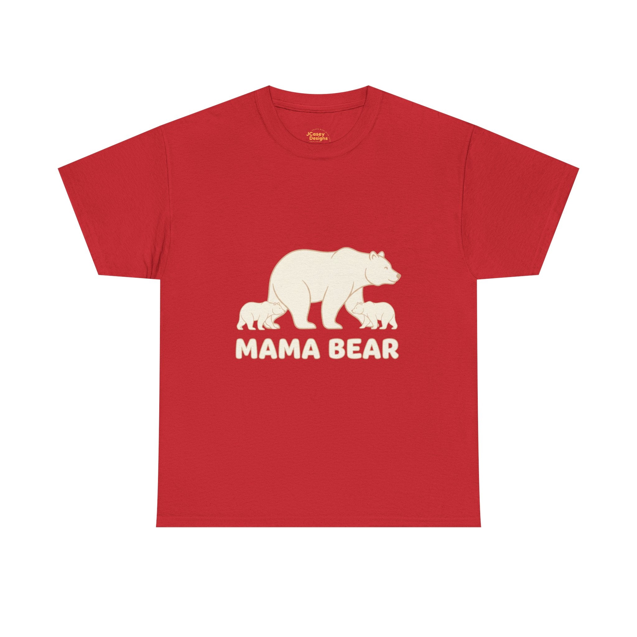 Mama Bear T-Shirt — "My Heart Is Full" Mom Graphic Tee