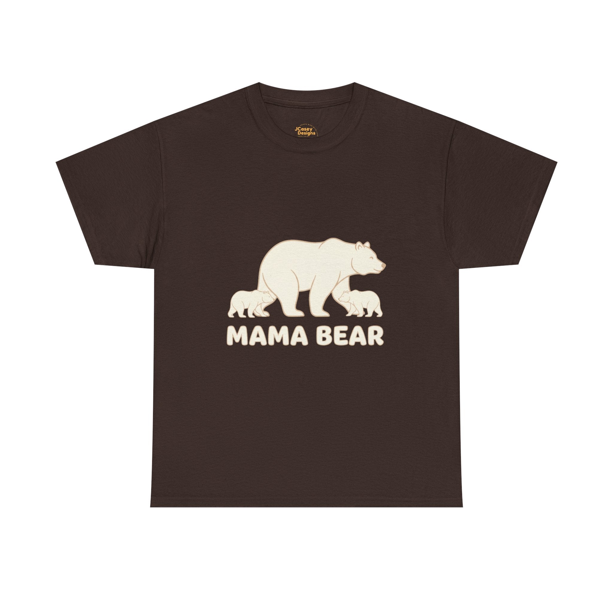 Mama Bear T-Shirt — "My Heart Is Full" Mom Graphic Tee