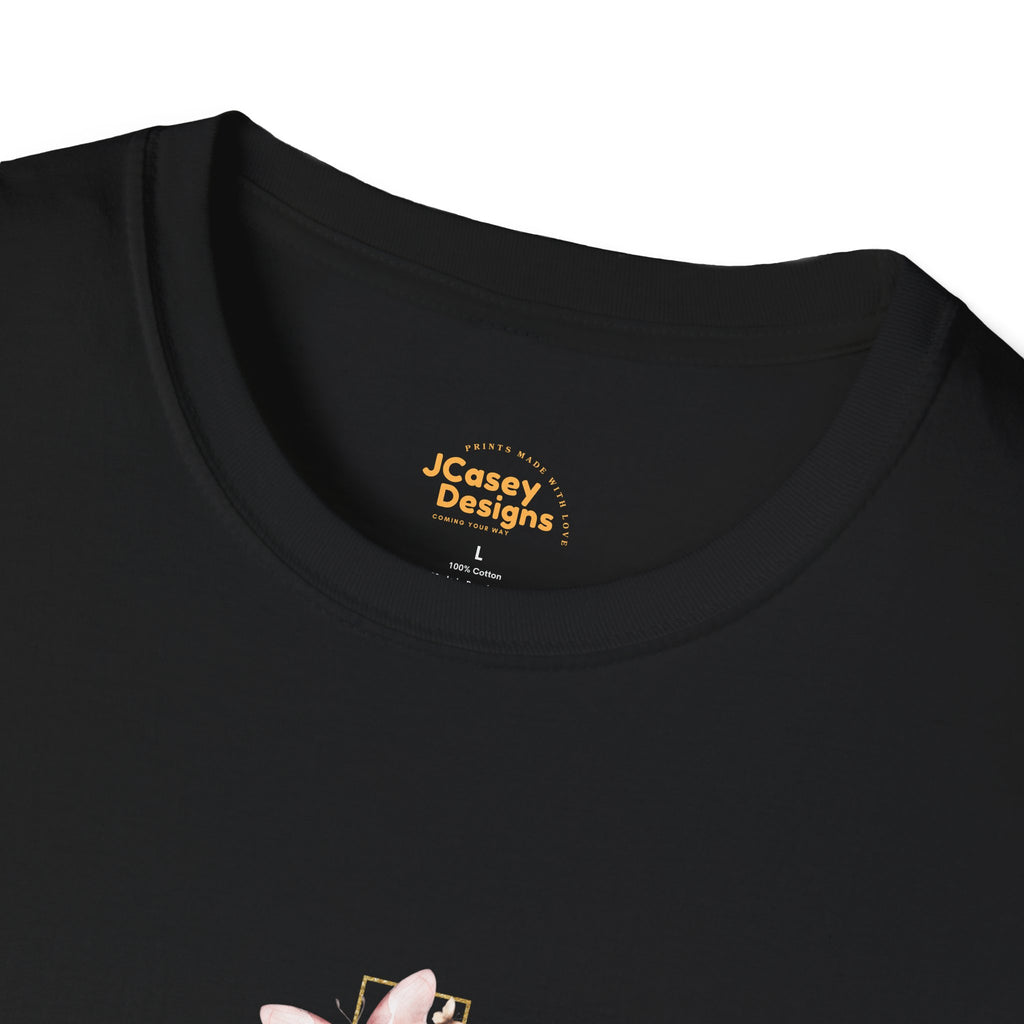 Floral Cross Scripture Tee — Trust in the Lord Christian T-Shirt