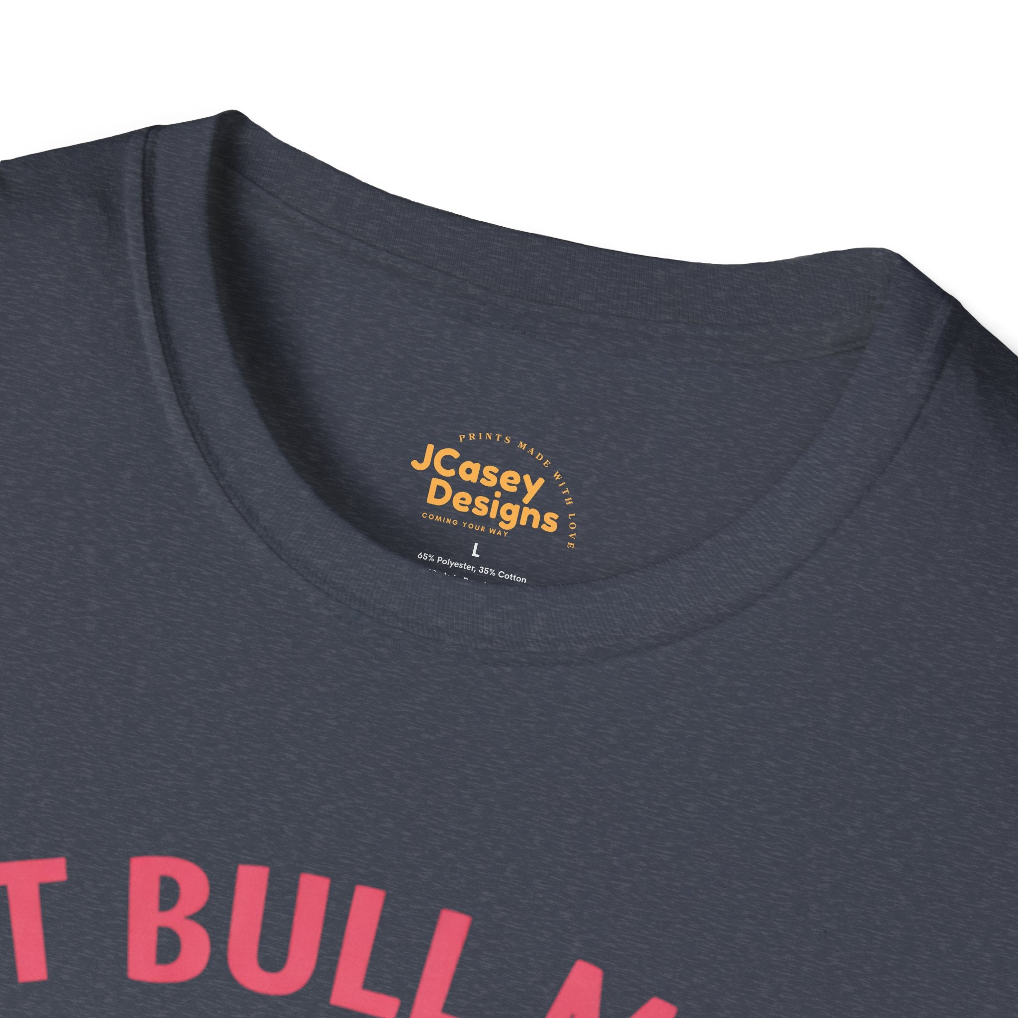 Pit Bull Mom T-Shirt — “Full Heart, Strong Love” Paw & Heart Tee