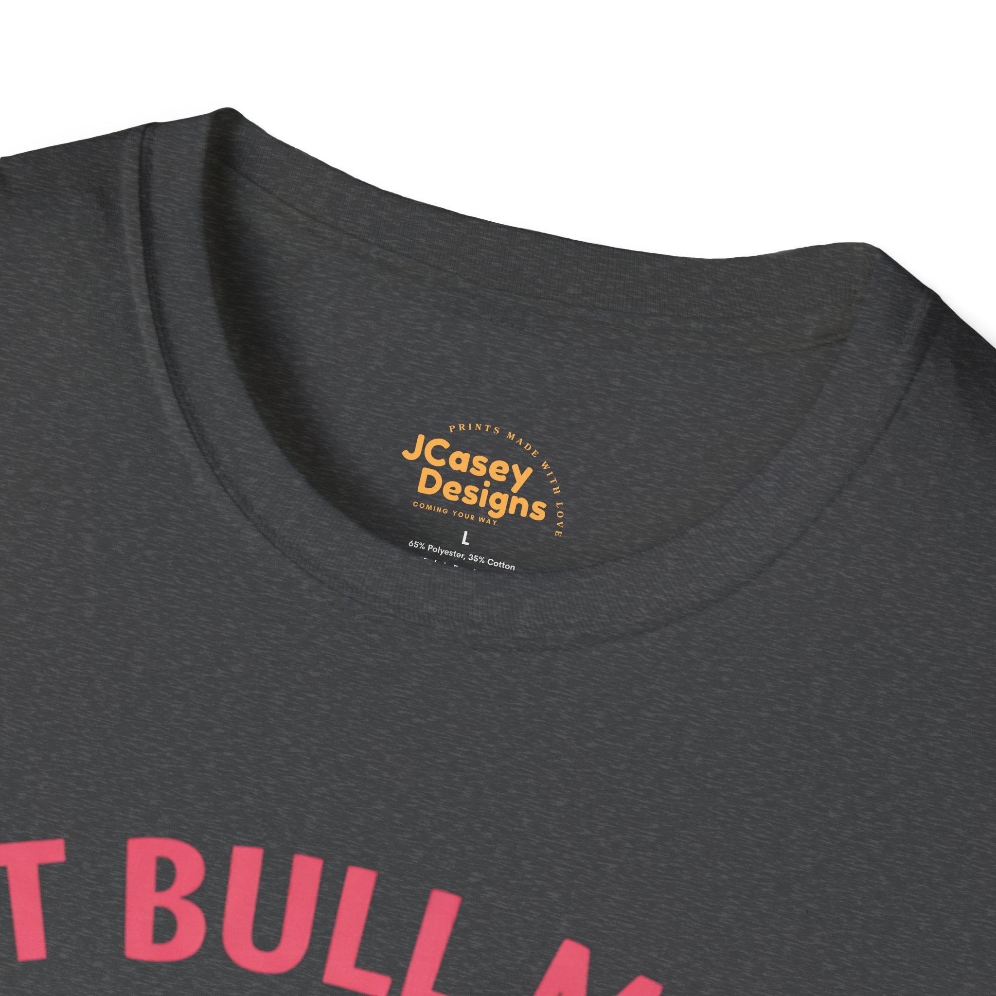 Pit Bull Mom T-Shirt — “Full Heart, Strong Love” Paw & Heart Tee