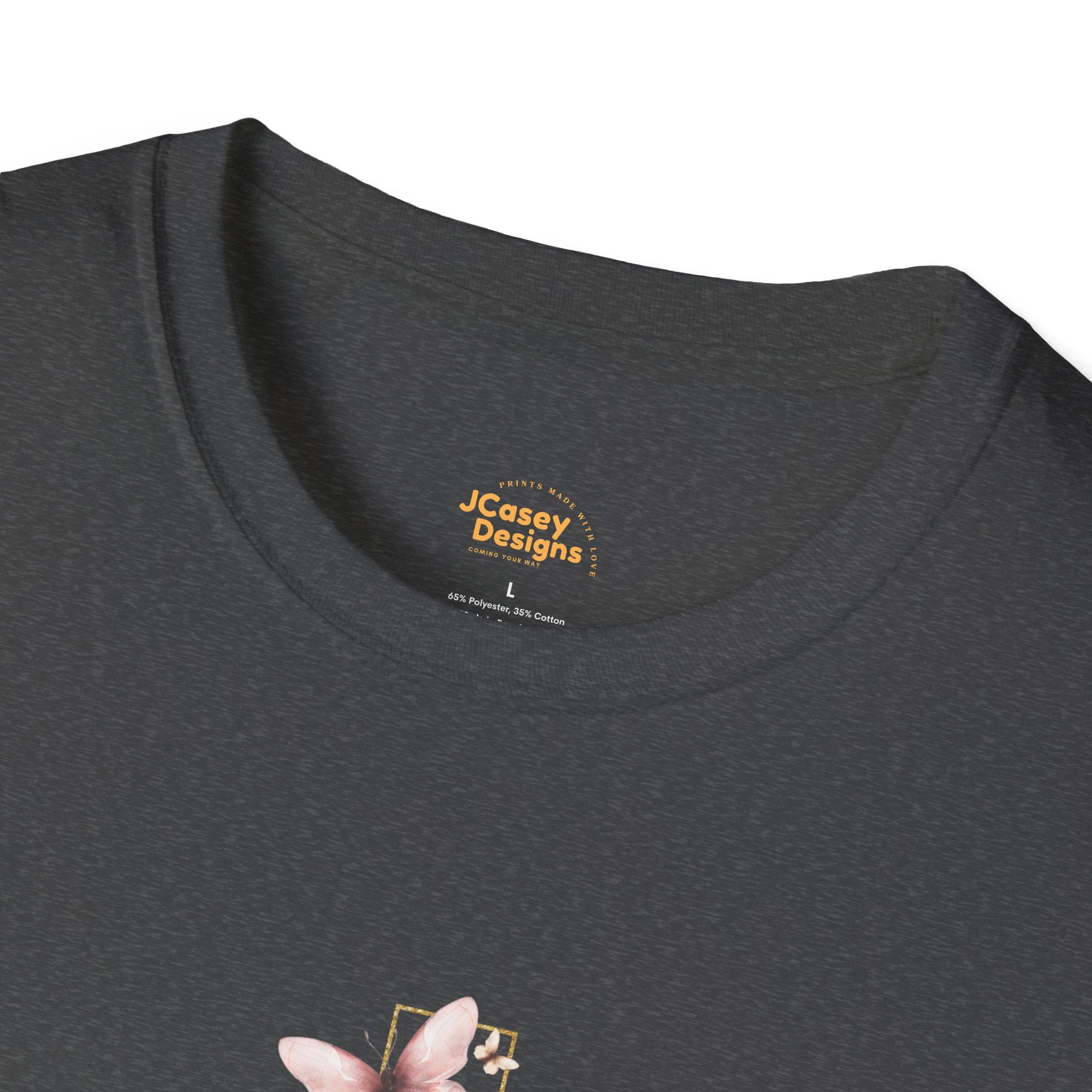 Floral Cross Scripture T-Shirt — Isaiah 54:17 Christian Faith Tee