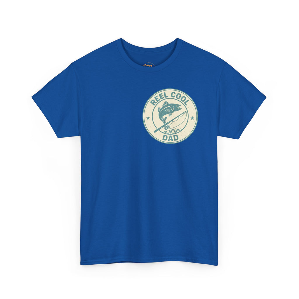 Proud Dad T‑Shirt — 'My Greatest Title' Retro Fishing Badge Tee