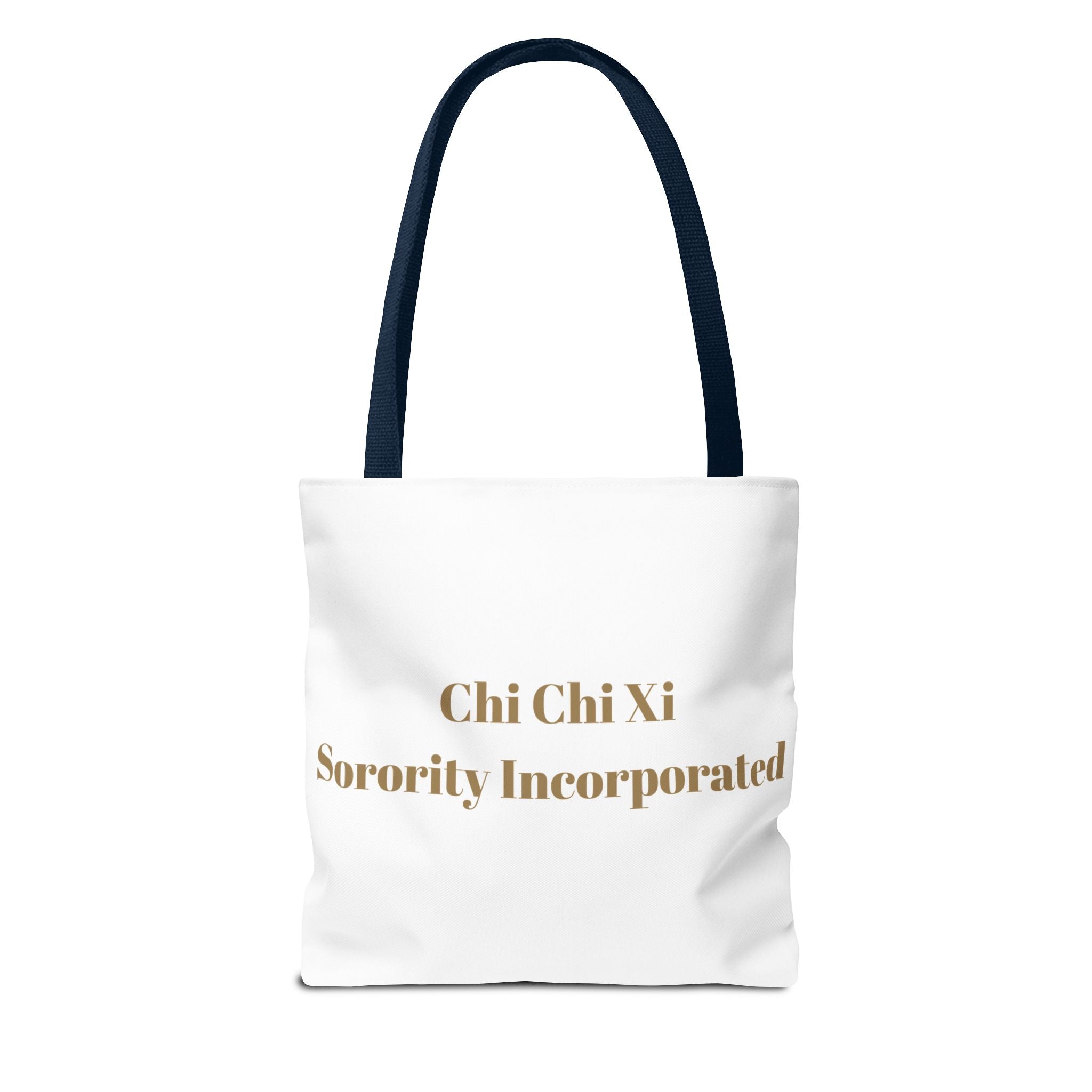 Sorority Tote Bag — "Sapphire Eminence" Butterfly Design