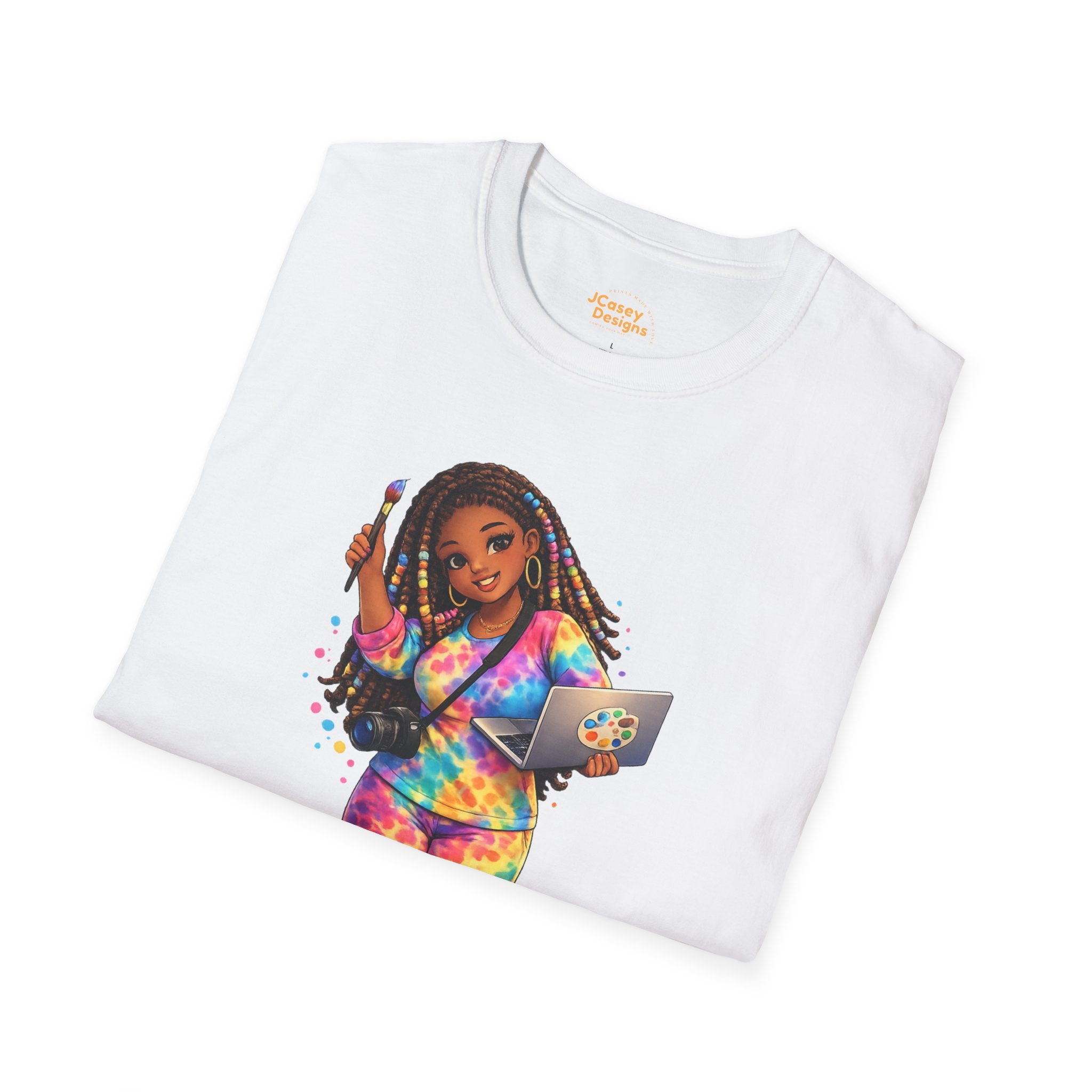 The Muse Graphic T-Shirt | Creative Black Girl Art Tee