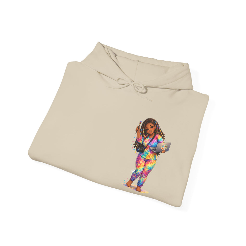 The Muse Graphic Hoodie | Creative Black Girl Art Sweatshirt