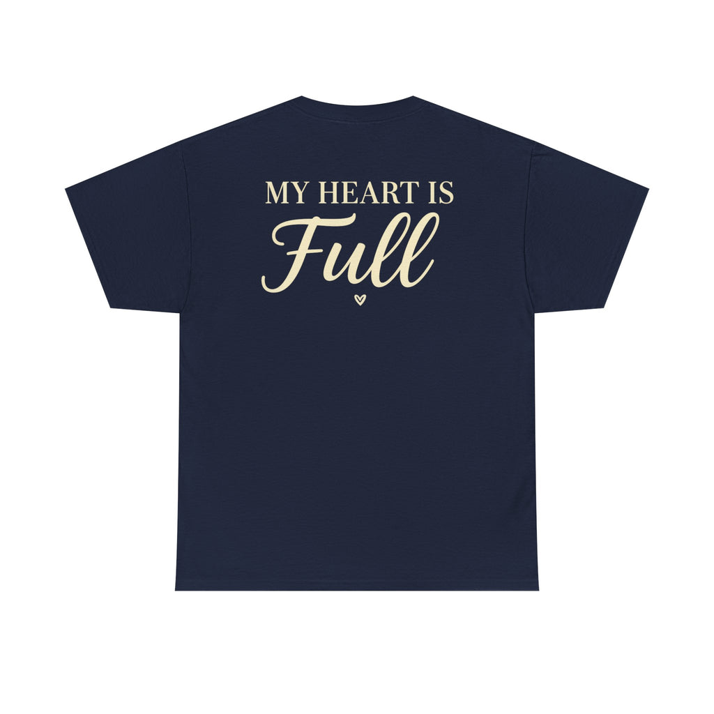 Mama Bear T-Shirt — "My Heart Is Full" Mom Graphic Tee