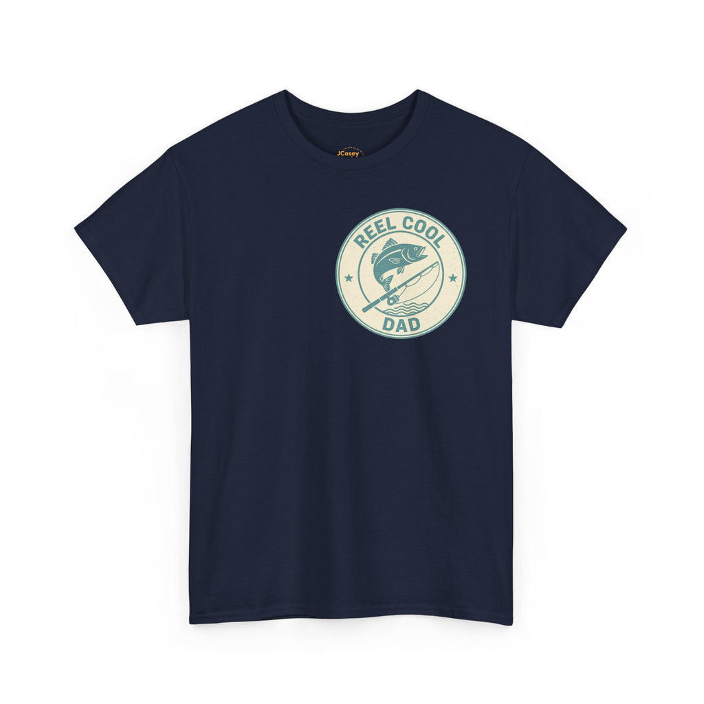 Proud Dad T‑Shirt — 'My Greatest Title' Retro Fishing Badge Tee