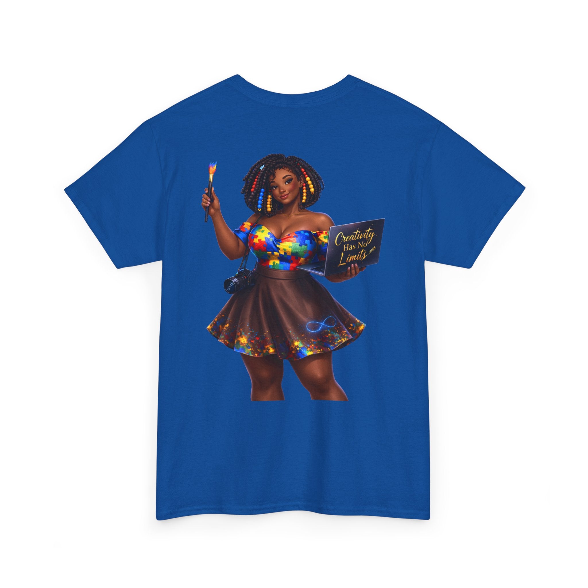 BBW Baddie Muse | Creativity Has No Limits Autism Support Shirt