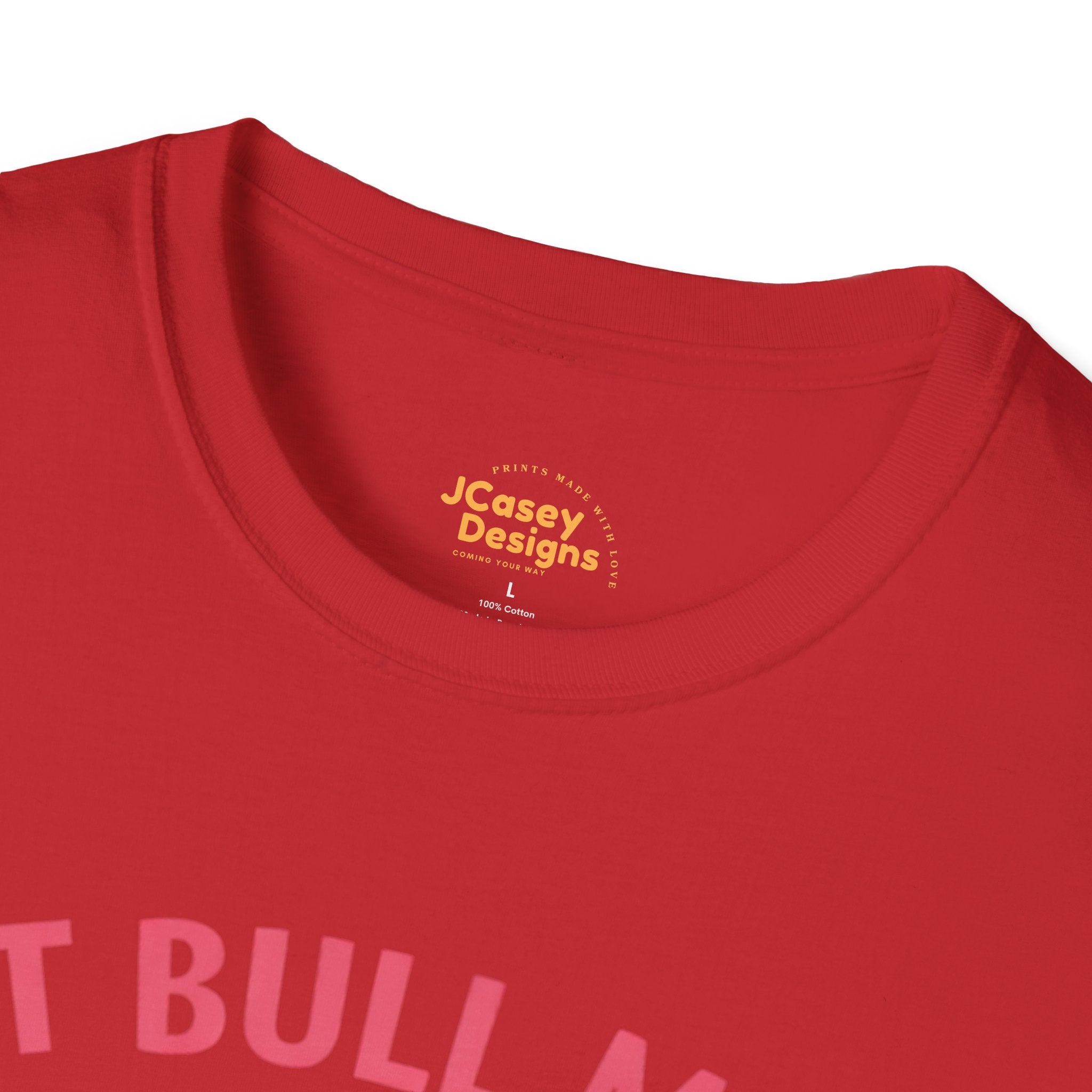 Pit Bull Mom T-Shirt — “Full Heart, Strong Love” Paw & Heart Tee