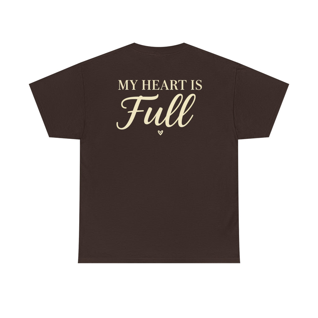 Mom My Guiding Light T‑Shirt — 'My Heart Is Full' Mother's Day Tee
