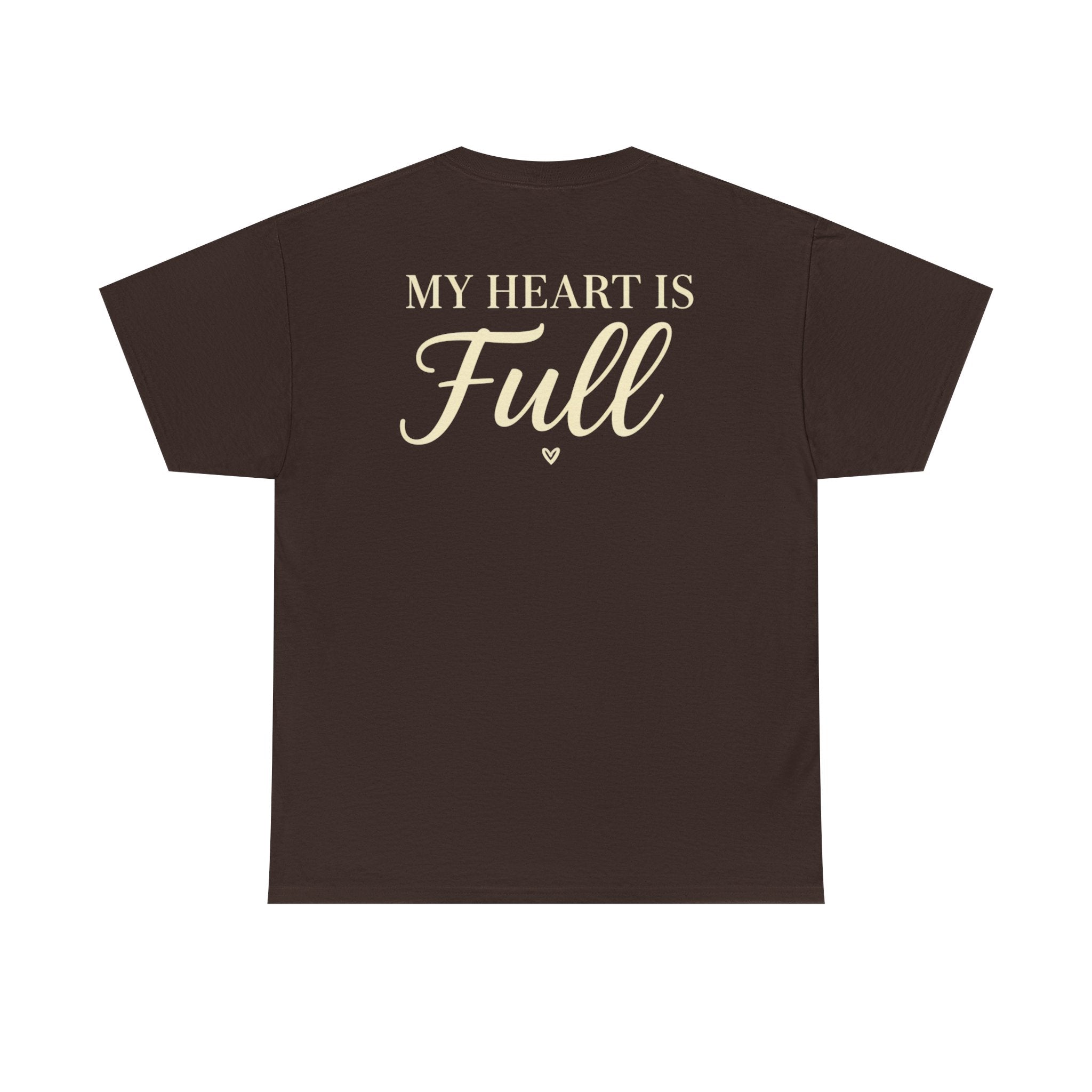 Mom My Guiding Light T‑Shirt — 'My Heart Is Full' Mother's Day Tee