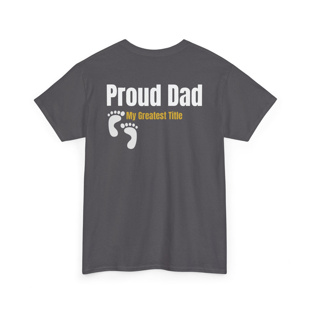 Fixer of All Things Tee — "If Dad Can't Fix It... We're All in Trouble" Dad T-Shirt (Proud Dad)
