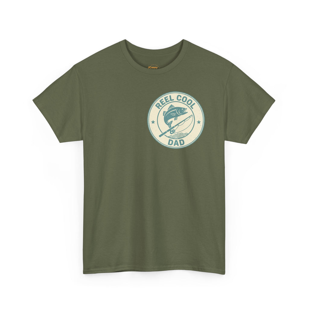 Proud Dad T‑Shirt — 'My Greatest Title' Retro Fishing Badge Tee