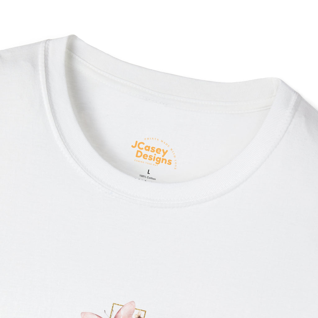 Floral Cross Scripture Tee — Trust in the Lord Christian T-Shirt