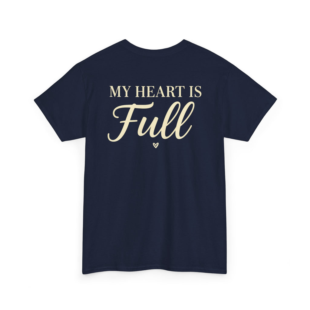 Mama Bear T-Shirt — "My Heart Is Full" Mom Graphic Tee