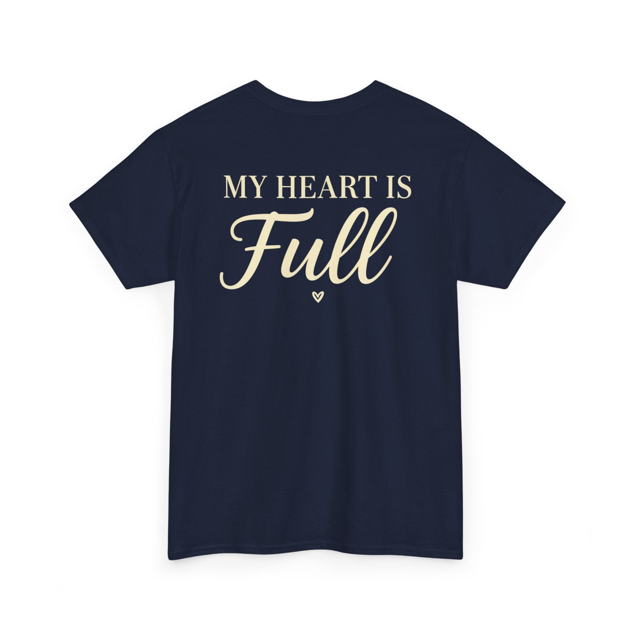 Mama Bear T-Shirt — "My Heart Is Full" Mom Graphic Tee