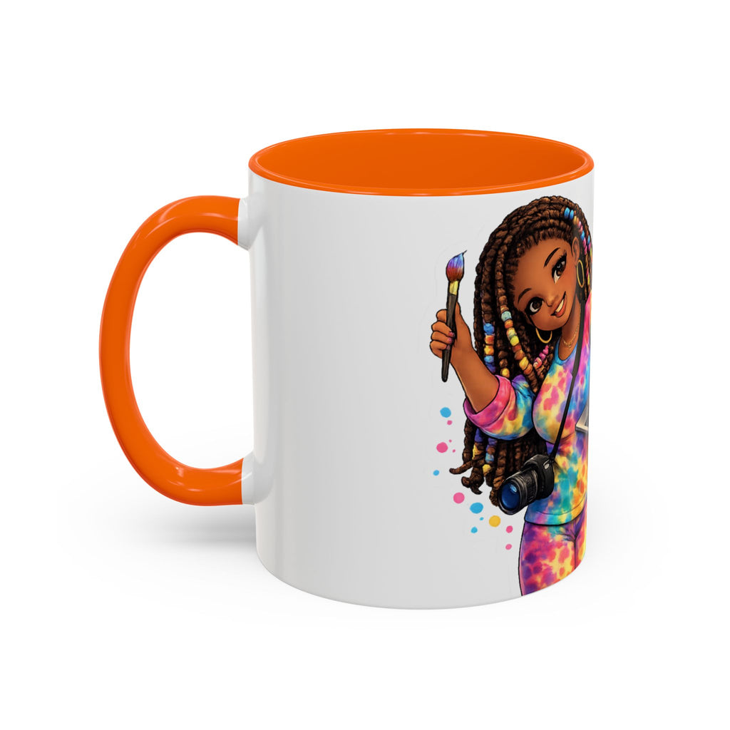 The Muse Creative Accent Mug – Gold Text Design (11oz)