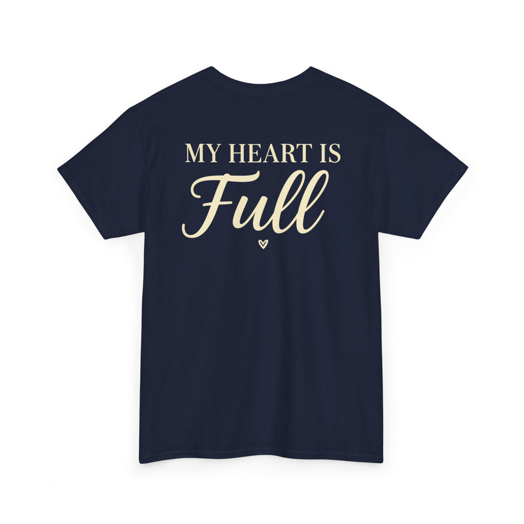 Mom My Guiding Light T‑Shirt — 'My Heart Is Full' Mother's Day Tee