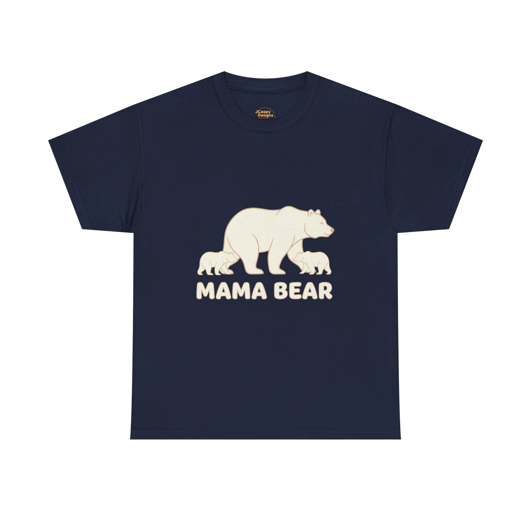 Mama Bear T-Shirt — "My Heart Is Full" Mom Graphic Tee