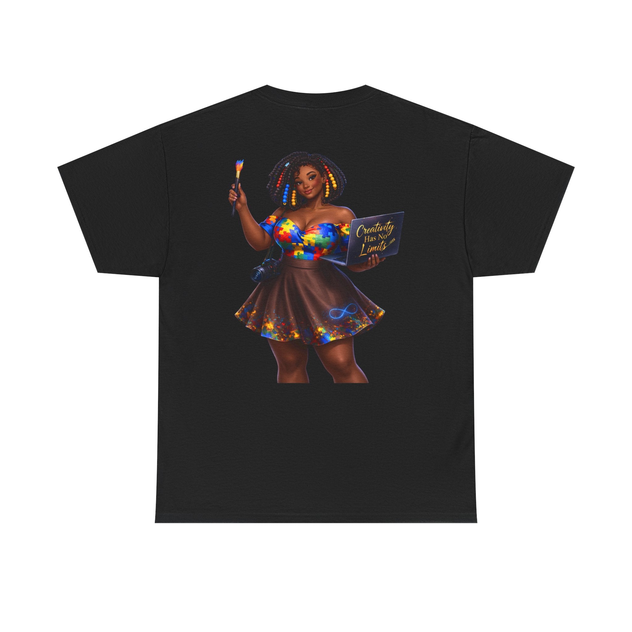 BBW Baddie Muse | Creativity Has No Limits Autism Support Shirt