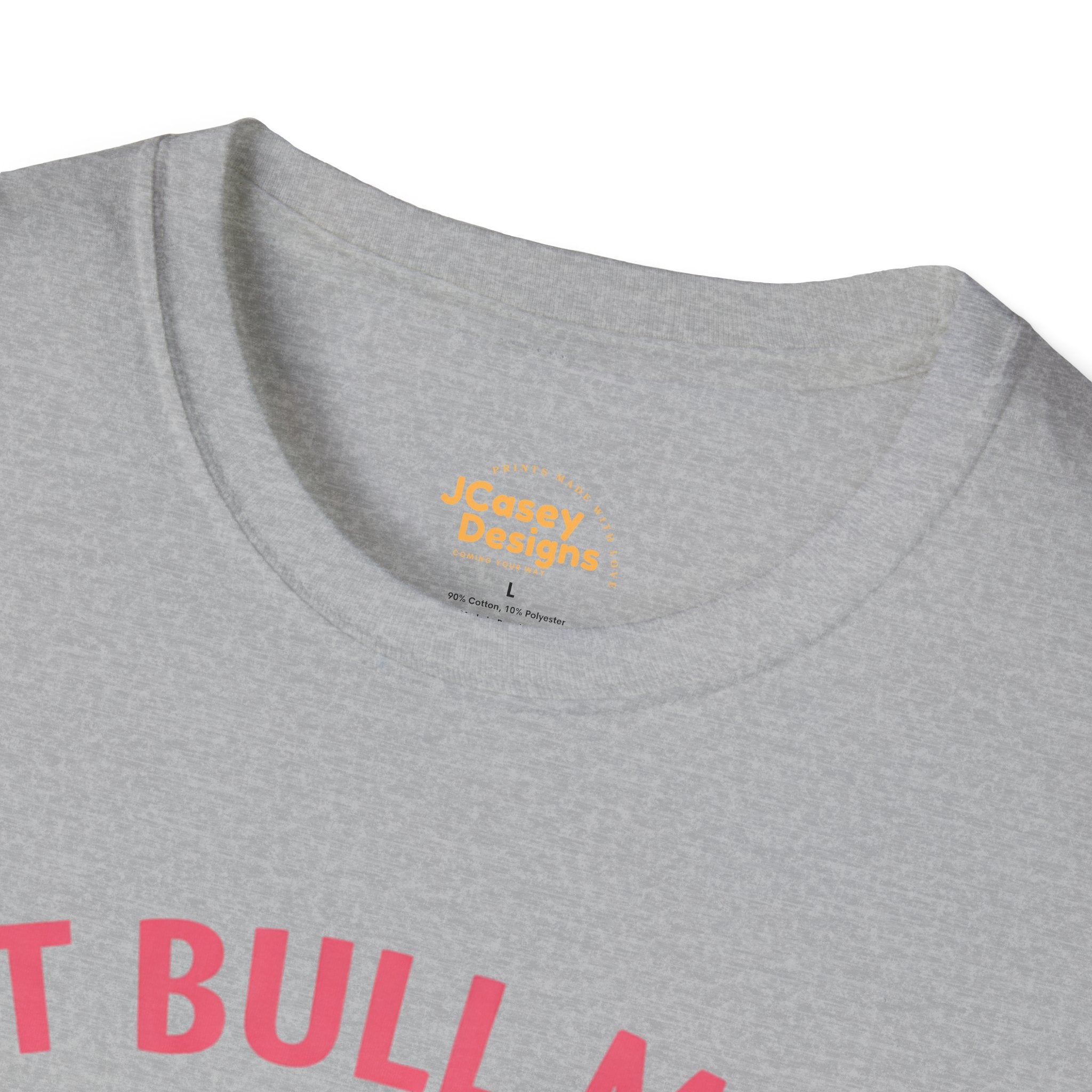 Pit Bull Mom T-Shirt — “Full Heart, Strong Love” Paw & Heart Tee