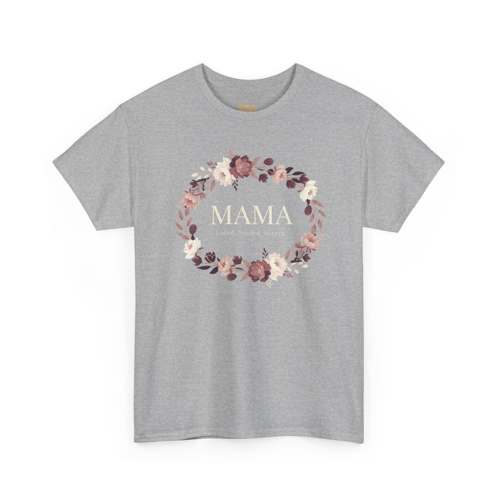 Mama Floral Tee — “My Heart Is Full” Mother's Day Shirt