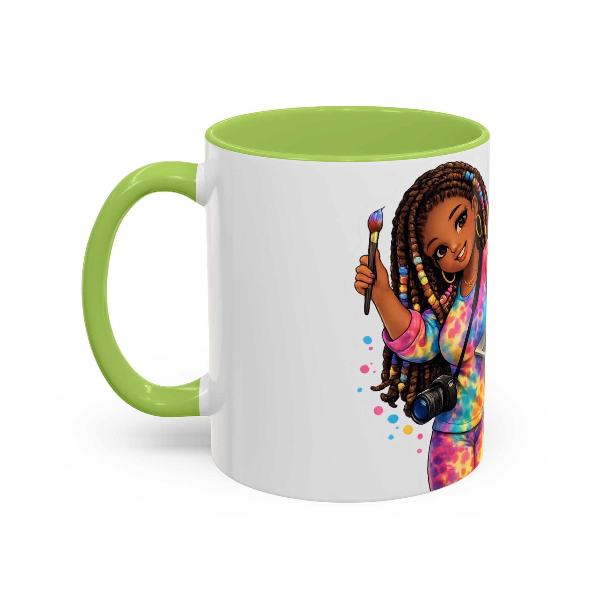 The Muse Creative Accent Mug – Gold Text Design (11oz)